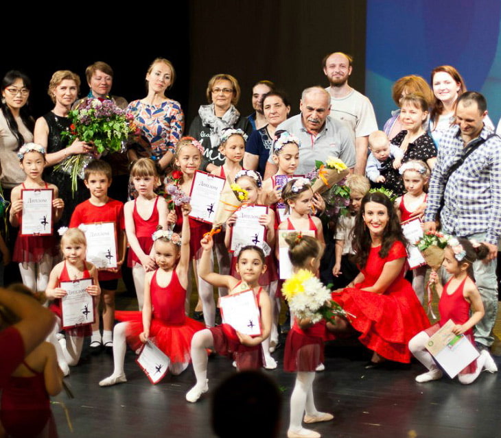 Отчётный концерт школы балета для детей в Санкт-Петербурге